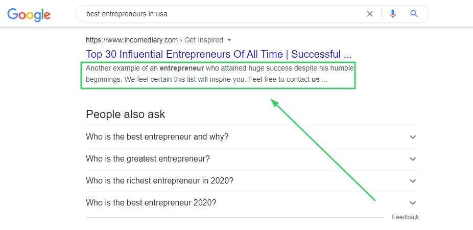 Meta Descriptions