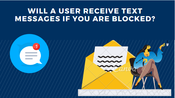 WILL A USER RECEIVE TEXT MESSAGES IF YOU ARE BLOCKED?